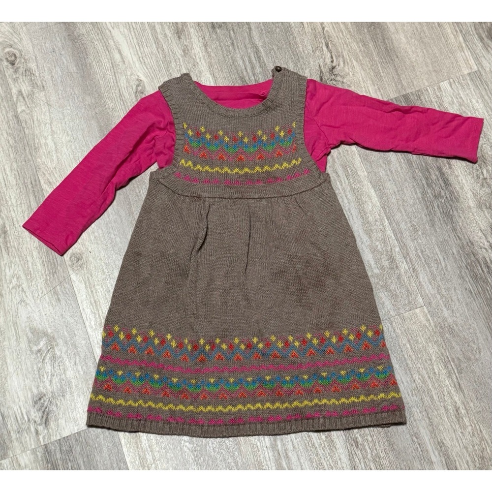 Adorable two piece knit dress Carters 18 months